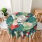 Hawaiian Leaf Round Tablecloth 60 Inch Summer Tropical Palm Leaves Table Cloths